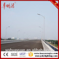 Single arm galvanized steel tapered outdoor light pole with specification